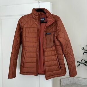 Patagonia Women's Quilted Puffer Jacket in Copper